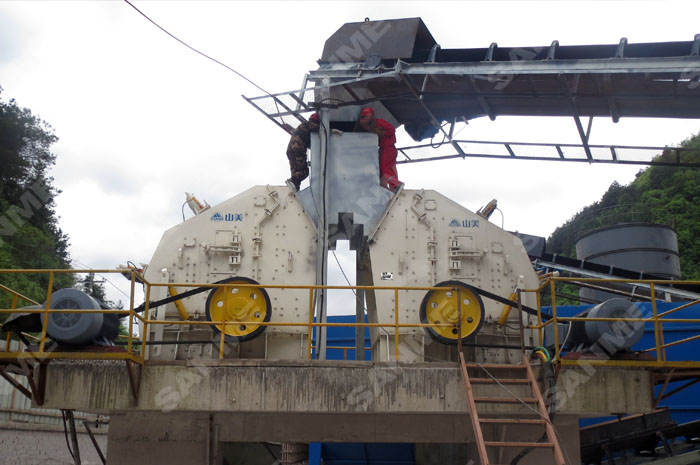 山美反擊式破碎機(jī)助力湖南省邵陽(yáng)縣蓮花山建筑石料用灰?guī)r礦項(xiàng)目順利投產(chǎn)