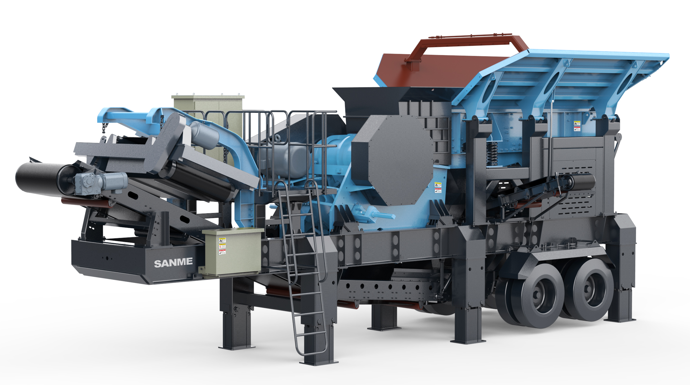 輪胎式移動破碎站多少錢一套？