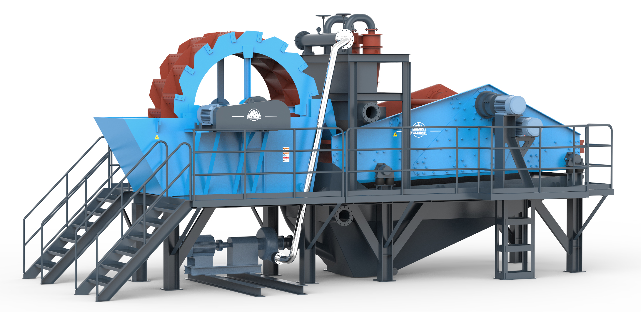 洗砂機(jī)生產(chǎn)線的配置是什么？