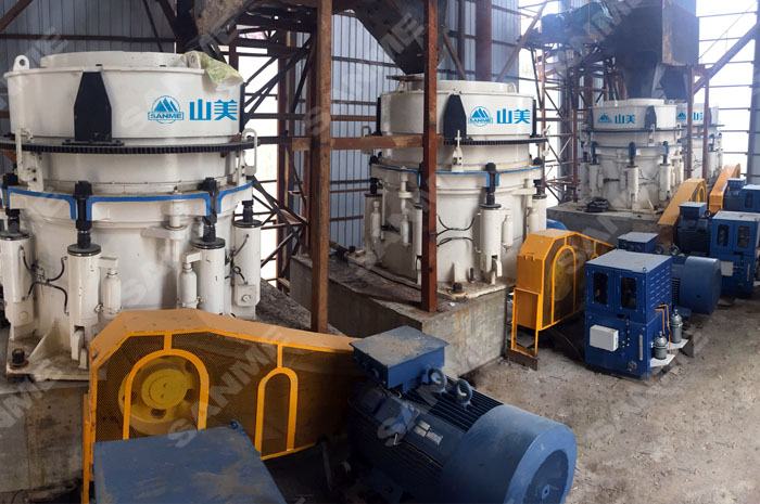 圓錐破碎機(jī)處理鵝卵石效果如何？