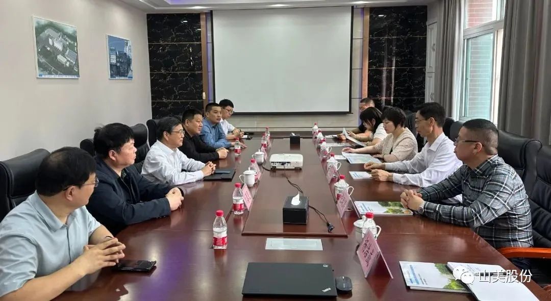聚焦 | 熱烈歡迎中國砂石協(xié)會胡會長一行蒞臨上海山美股份鄭州基地指導交流！