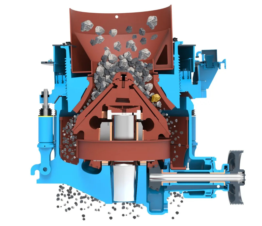 硬巖破碎新突破|山美E-SMS歐星系列液壓圓錐破碎機(jī)實(shí)現(xiàn)效能躍升
