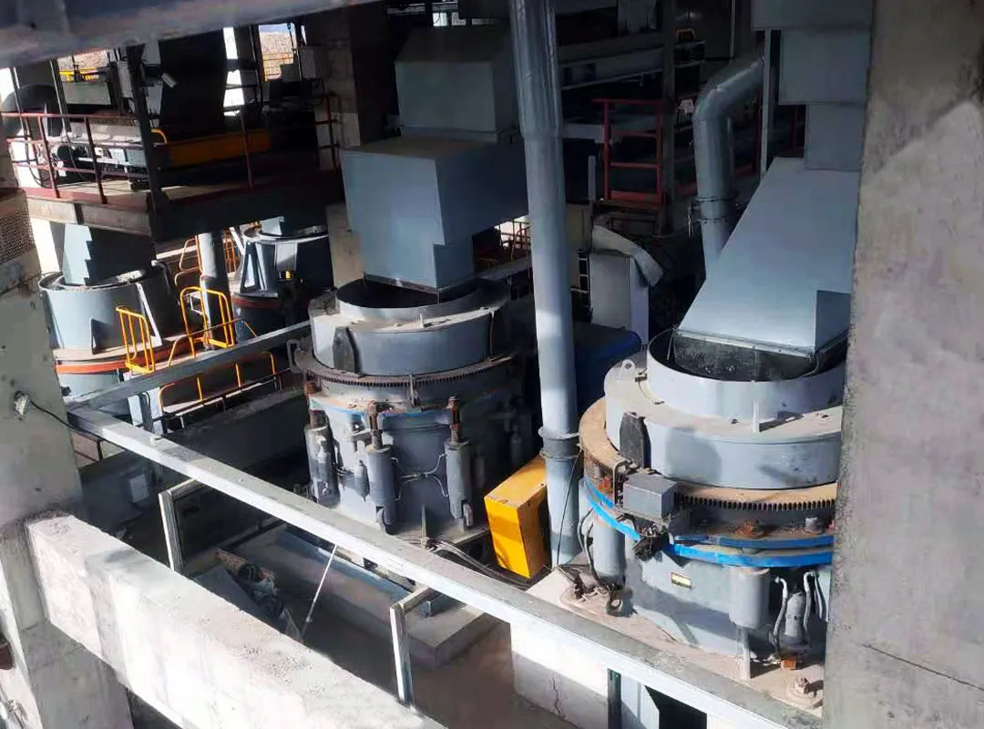 山美E-SMS歐星系列液壓圓錐破碎機施工現(xiàn)場（二）