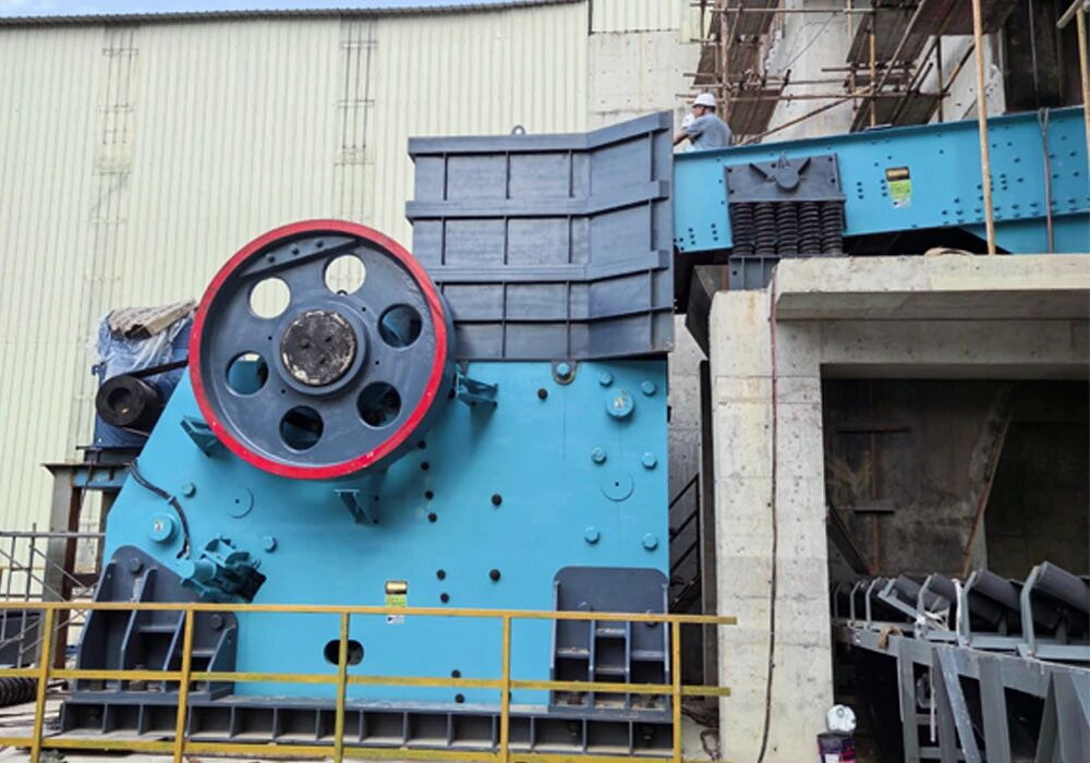 再創(chuàng)佳績！上海山美股份JC771超1800噸/小時大型顎破成功應(yīng)用于柳州祥云建材技改項目